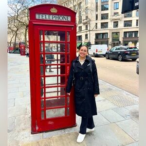 Double Breasted Trench with Hood